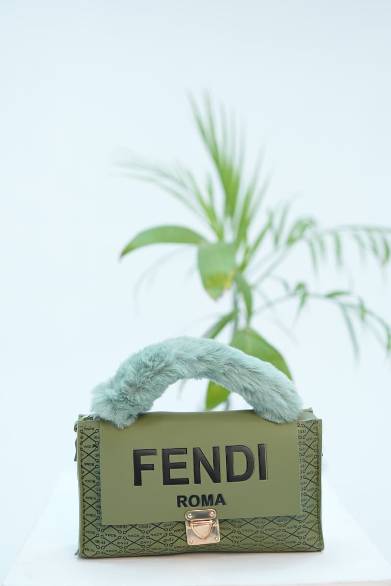 Roma-Style Mini Designer Handbag - Green